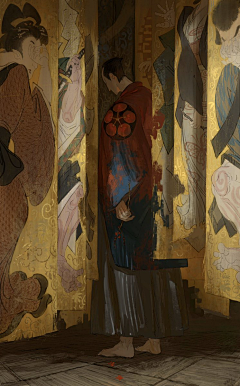城枝谷采集到插画