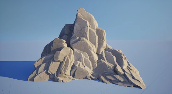 3 Sets of Stylized Rock-花瓣网