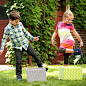 Popcorn Drop: Attach cups of popcorn to your shoes and hustle across the lawn trying not to spill! The team with the most popcorn at the end of the relay race wins! (via BHG): 