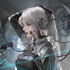 宇宙是个玻璃瓶，里面装着萤火虫
厚涂少女头像 女生头像