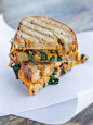 Smoky Kale and Chipotle Grilled Cheese