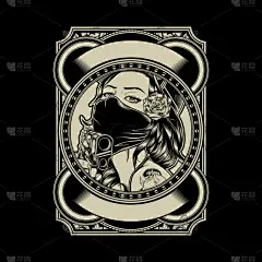 女孩,鸭舌帽,举起手,衣服,玫瑰,请柬