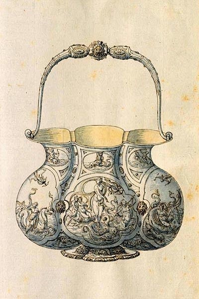 文艺复兴时期金银器彩铅作品cci中国动漫插画