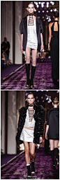 #Atelier Versace# COUTURE FALL WINTER 2014 PARIS。【共31套】【二】Stella Tennant 走得闭场。还看到了Daria，Anja，Jourdan.阵容很强大啊。这季是偏英气FEEL的~~~ ​