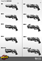 Borderlands 3 Torgue Pistol barrels explorations, Rock D : Hey guys, here I am excited to show you all some works I did for BL3 several years ago, thanks to Volta Studio and Gearbox for giving me this opportunity to have a try on one of my favourite FPS g