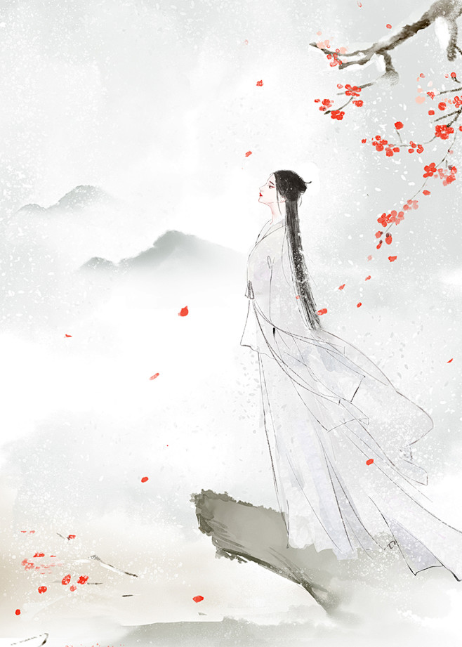 暮雪_点意__插画师作品_涂鸦王国gra...