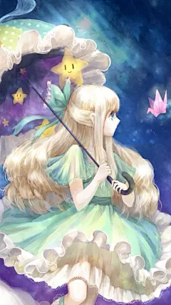 二次元 动漫 插画 意境 插图 唯美 可自截头像