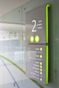 illuminated wayfinding directory