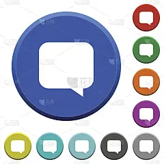 消息气泡斜面按钮