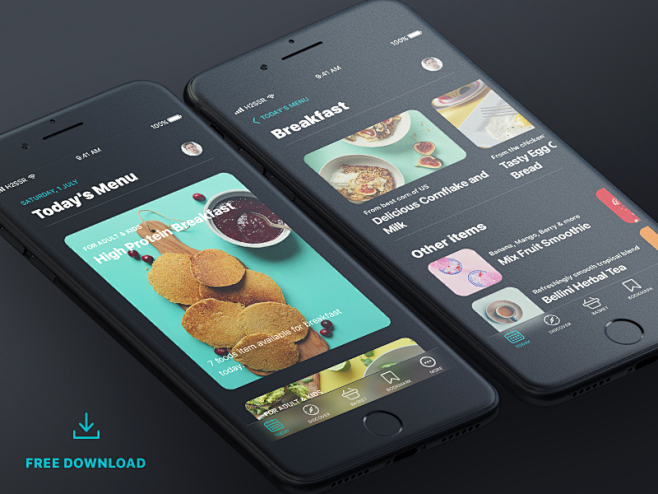 Food Dark_iOS 11