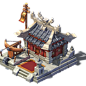 Q版网游戏全套升级建筑-Q版网游戏升级建筑素材 地图,场景,背景_2d游戏素材 免费下载 - 爱给网