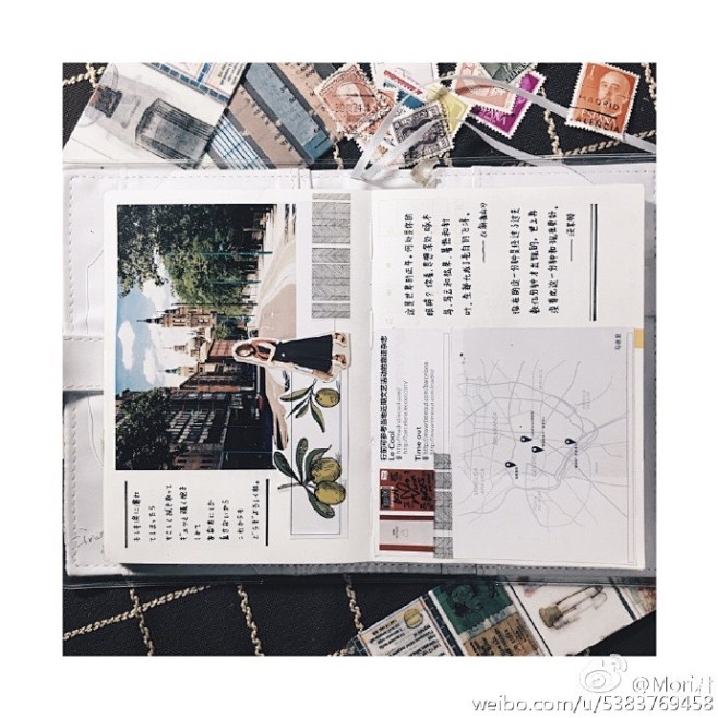杂志风手帐小合集以及素材安利

    ...