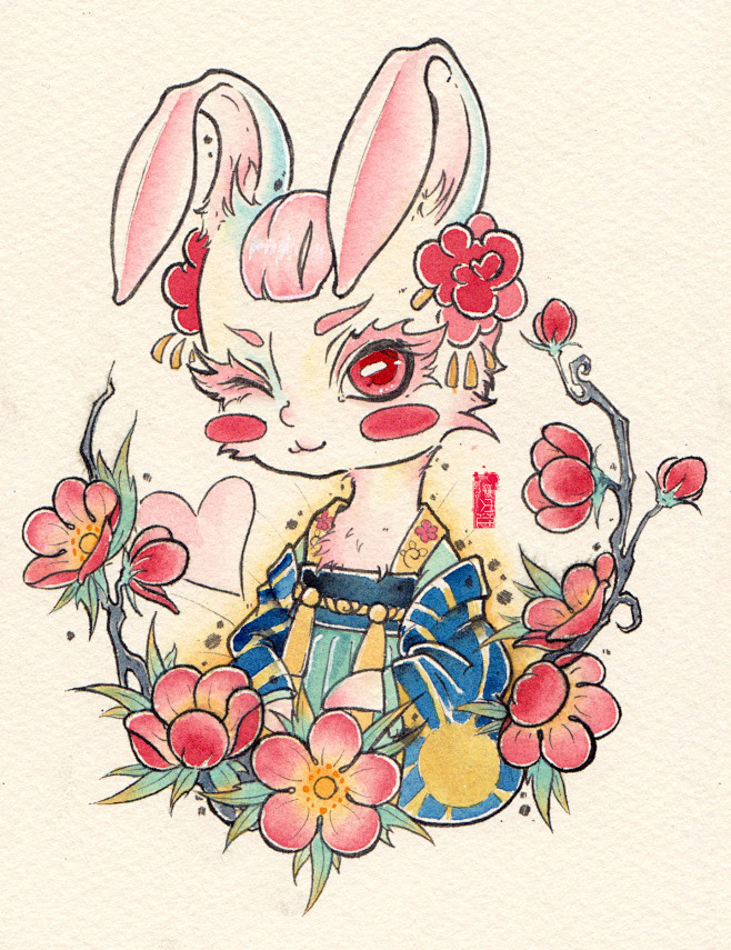 十二生肖——兔
玉兔 纹身