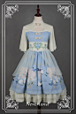 Neverland Lolita (SuffleSong) -The Richly Painted Zither - Normal Waist Lolita OP Dress - Sold Out