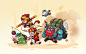 2D artwork cartoon Character design  concept art Digital Art  digital illustration game game design