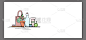 Template of horizontal banner  with eco friendly Z