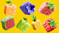 Starburst Chews : CGI cute fruity flavours for Starburst Chews via Creaytive Melbourne.