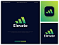 Elevate Logo Design, Real Estate Logo Template app branding buliding business corporate graphic design homedecor logo logo design propertylisting real estate realestatemarketing uidesign uxdesign