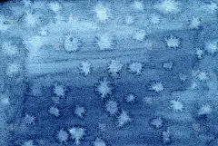 抽象的蓝色水彩纸纹理插图grunge设计，复古卡，模板。水彩模型