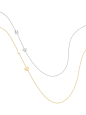 Maya Brenner Asymmetrical Charm Necklace : Maya Brenner fine jewelry is excluded from site-wide promotions. As Seen On Meghan Markle. This custom designer piece is a best-seller for a reason! A dainty 14kt solid gold chain is the perfect home for a bevy o