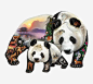 熊猫高清素材 png 设计图片 免费下载 页面网页 平面电商 创意素材 png素材