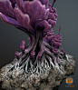Alien plant Succulent, Johan De Leenheer : Alien plant model for real-time applications, available as stock media on (https://www.cgtrader.com/iterateCGI)