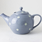 HEATHER 4 CUP TEAPOT SPOTS & DOTS           : The fun and colourful spots & dots range is available in a variety of shapes and colours to suit all occasions. The range is made of stoneware and is both durable and versatile, the entire range is sui