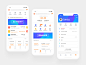 The english version of the bank app design