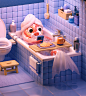 Character design  animals 3D cinema 4d Character japan kawaii 3d modeling ILLUSTRATION  concept art