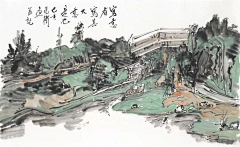 Paborn采集到水墨-山石