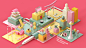 作品：C4D作品《TOKYO》！！banner练习  突然发现C4D做纪念碑谷也是不错的<a class="text-meta meta-mention" href="/www51mgcloudcom/">@美工云</a>#c3d设计欣赏##3D大图高清图#