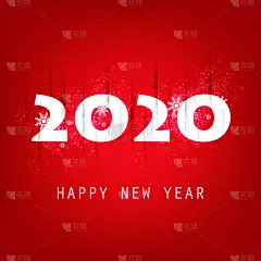 2020,新年卡,背景,事件,贺卡,背景分离,新年前夕,雪,模板,现代