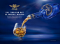 antiquity Whisky beverages glass ice cubes light taste colour