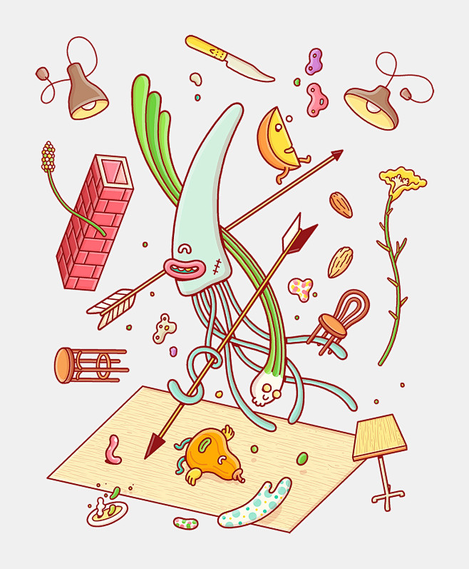 Food Illustrations :...