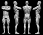 Body Bulder, James Busby : Body Builder.. Captured with out T170 capture stage, retopologised and cleaned with Zbrush and rendered in Modo 801. 

