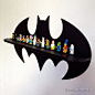 Shelf Batman (24 in x 13 in) DIMENSIONS: height - 33 сm (13 inches) width - 61 сm (24 inches) depth - 10 cm (3.9 inches) If you need a different: 