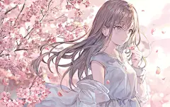 手绘插画 电脑壁纸 动漫美图 美少女