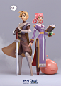 Fan art "Ragnarok M : Eternal Love", Kontorn Boonyanate : Dinsai fan art 
"Ragnarok M : Eternal love"

design by Chanin  https://www.artstation.com/chanins
3d model & rendering by Dongk https://www.artstation.com/dongkont
         