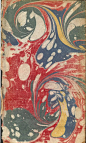 Marbled paper, 18th C.