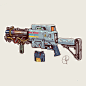 Laser rifle , Fernando Correa : An old laser rifle, worn out by use and time.