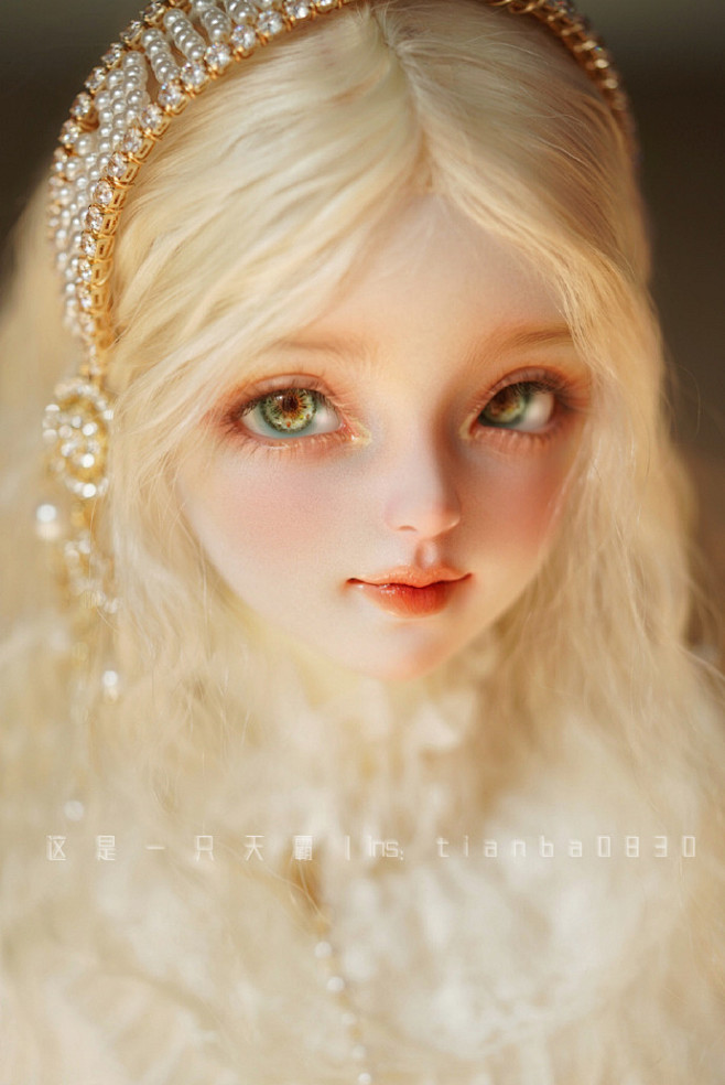 甜妹，甜进我心里 娃：AS- 碧瑶 妆面 | 眼珠 | 假发 by@这是一只天霸 bjd超话#树脂眼#