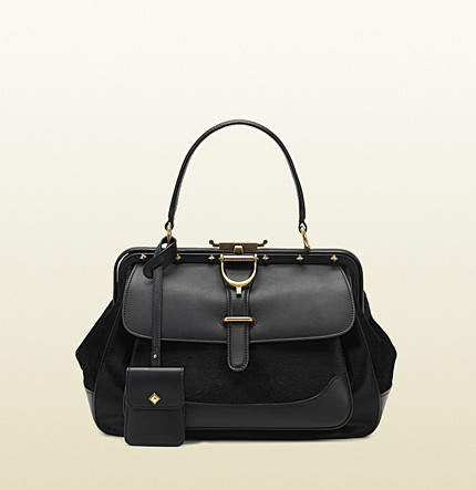 ladystirrup真皮手提包