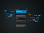 node based UI news app ux ui mapping