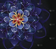 抽象,蓝盆花,荷花,秘密,华贵,浪漫,壁纸,贵重宝石,纹理,绘画插图