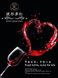 进口原装葡萄酒海报