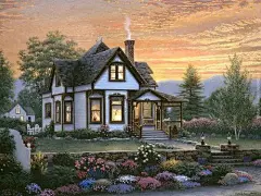 来自插画家Richard Burns的梦幻小屋 - 插画图片_插画师_插画壁纸_场景插画_yidodo.net - 意兜兜