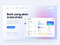 Hero Section for Banking Landing Page whitespace website clean homepage typography landingpage landing page hero section financial website online banking fintech website banking website fintech landing banking