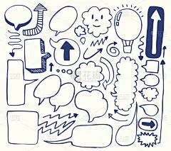 手绘箭头语音集