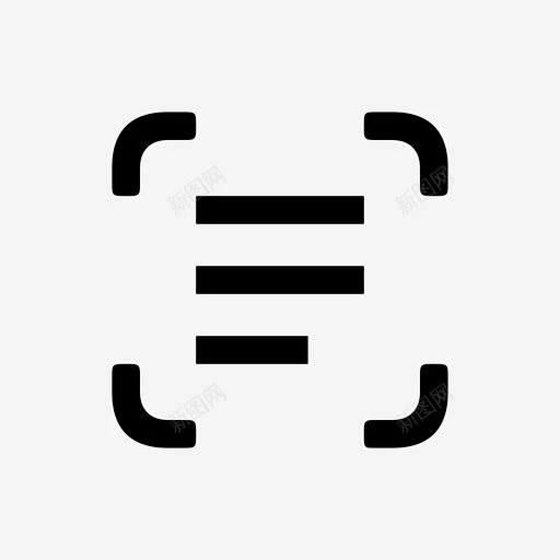 扫描仪文本识别读取图标 标志 UI图标 设计图片 免费下载 页面网页 平面电商 创意素材-花瓣网