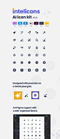 40款未来科技AI人工智能图标Icons线稿图矢量图设计素材套件 intelicons – AI icon kit插图6